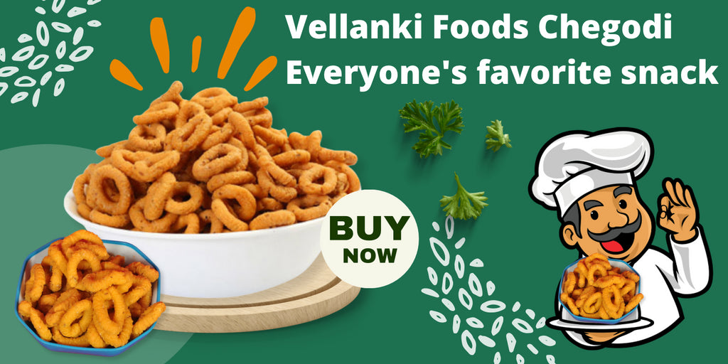 Vellanki Foods Chegodi Everyone's Favorite Snack